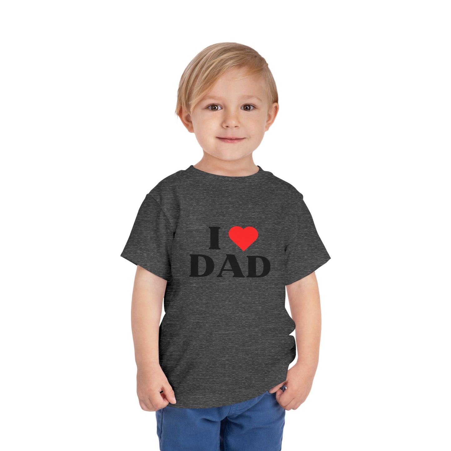 Toddler I LOVE DAD Short Sleeve Tee