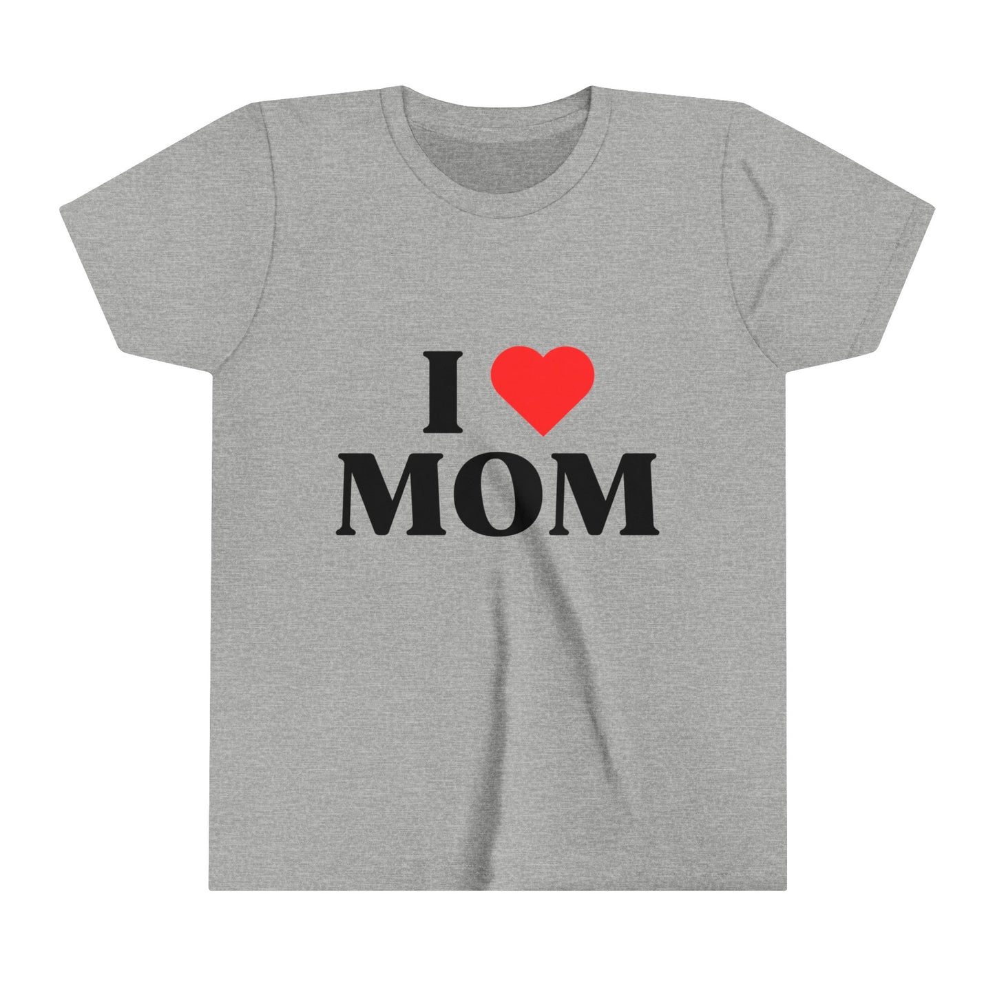 Youth I LOVE MOM Short Sleeve Tee