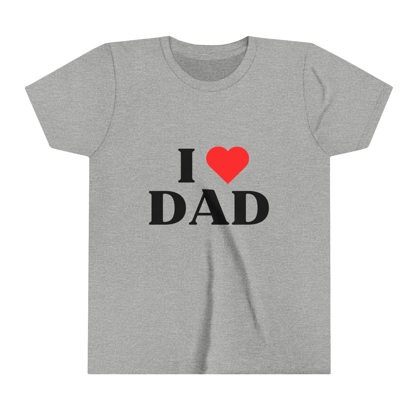 Youth I LOVE DAD Short Sleeve Tee