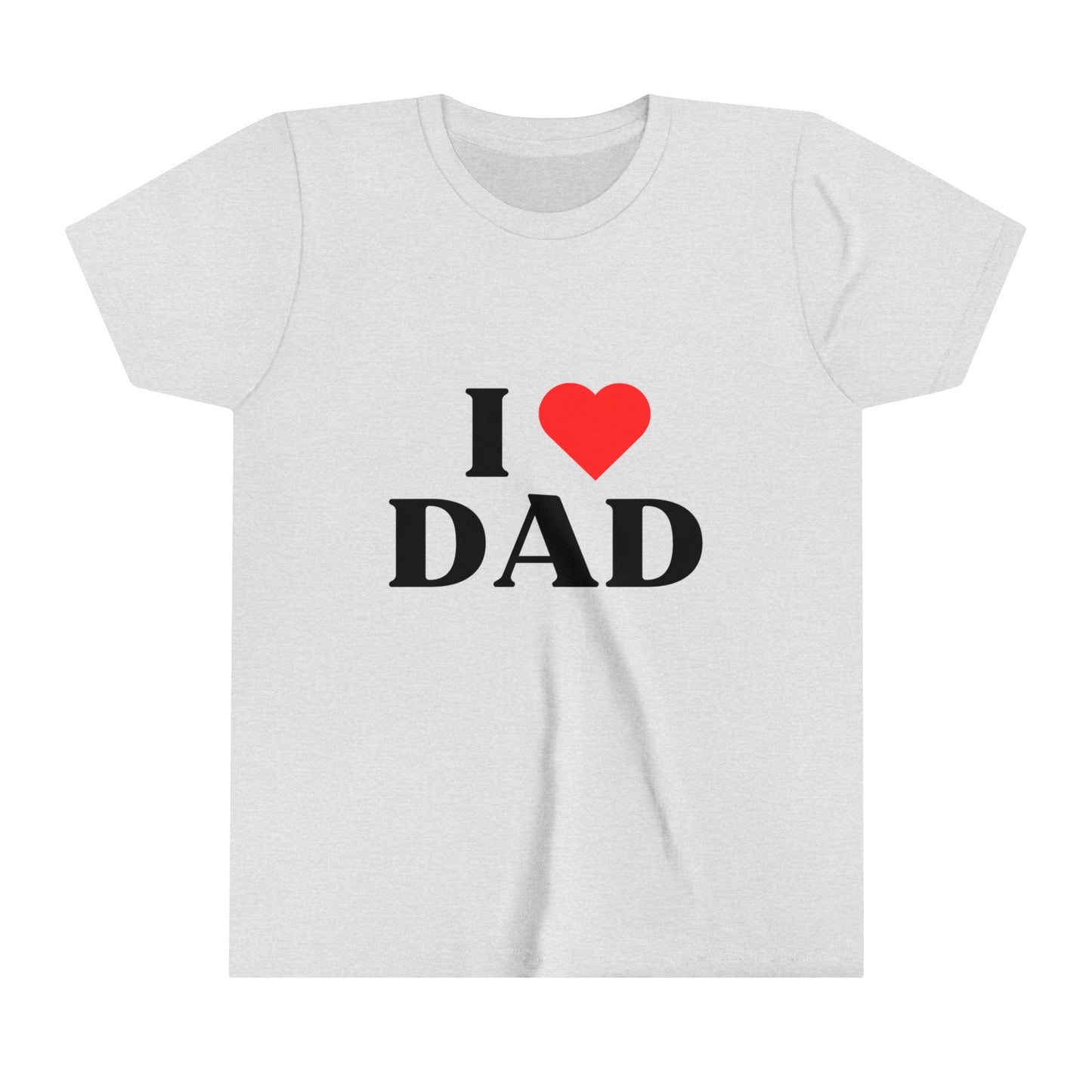 Youth I LOVE DAD Short Sleeve Tee