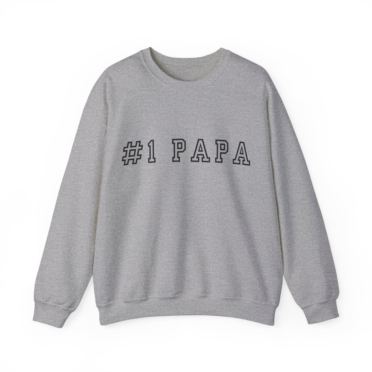 #1 Papa Crewneck Sweatshirt