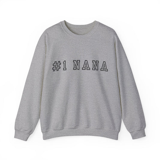 #1 Nana Crewneck Sweatshirt