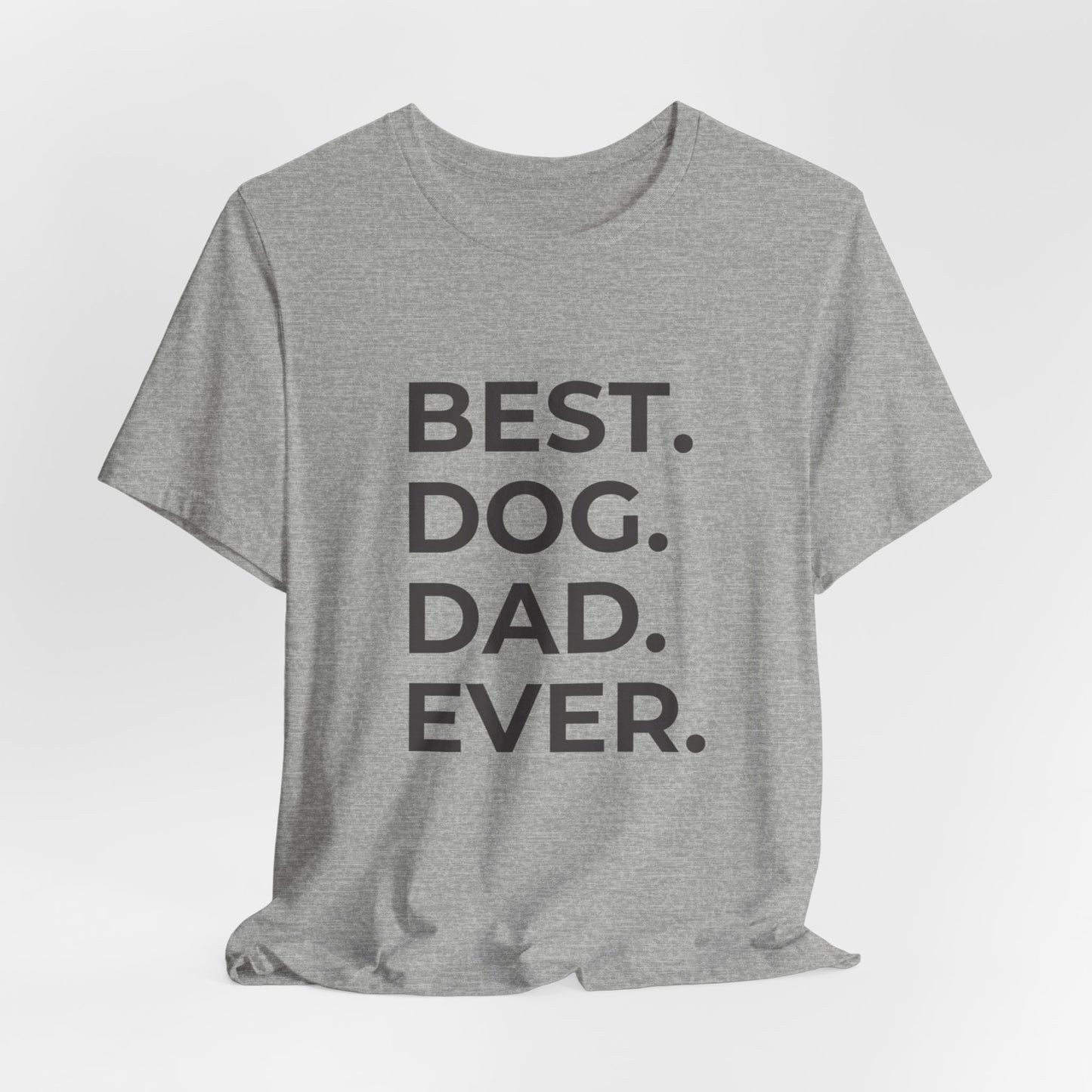 BEST DOG DAD Short Sleeve Tee